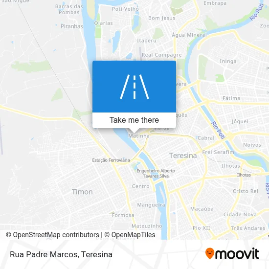 Rua Padre Marcos map