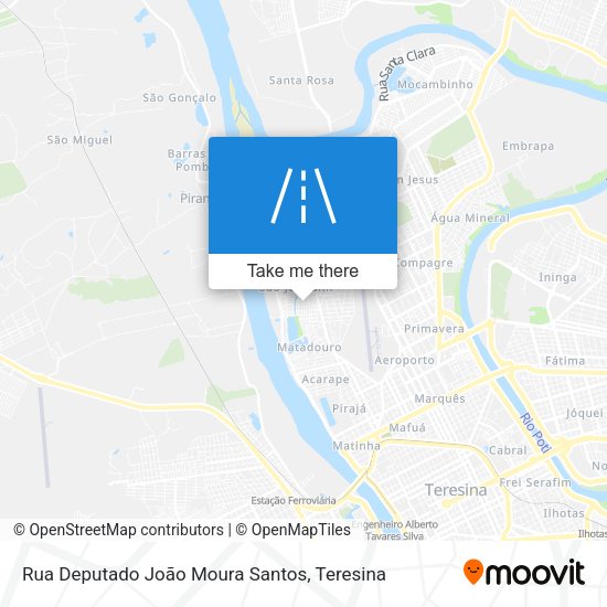 Rua Deputado João Moura Santos map
