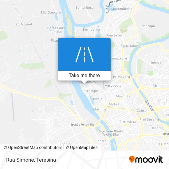 Rua Simone map