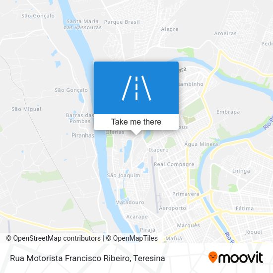 Rua Motorista Francisco Ribeiro map