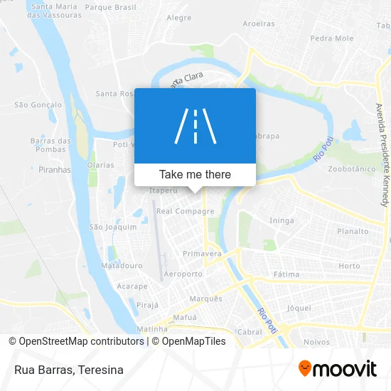 Rua Barras map