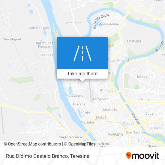 Rua Dídimo Castelo Branco map
