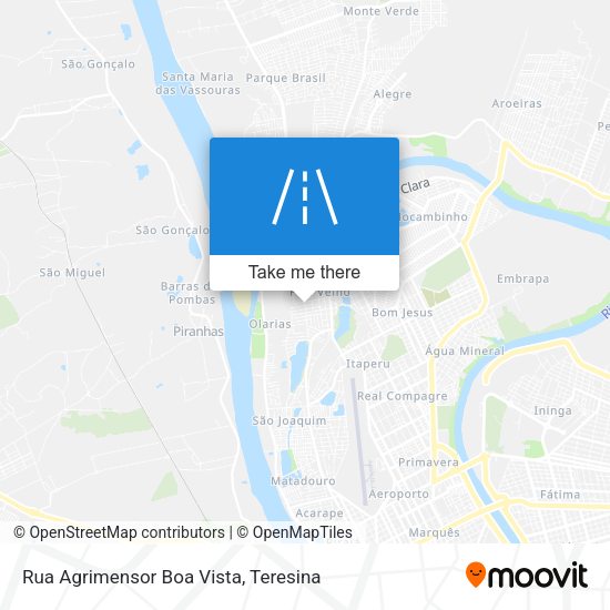Rua Agrimensor Boa Vista map