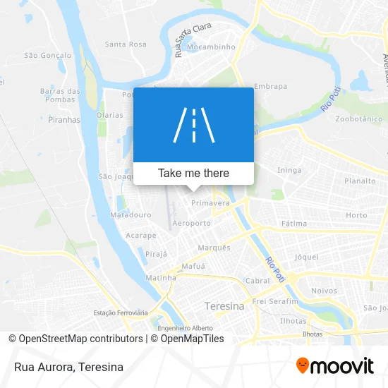 Rua Aurora map