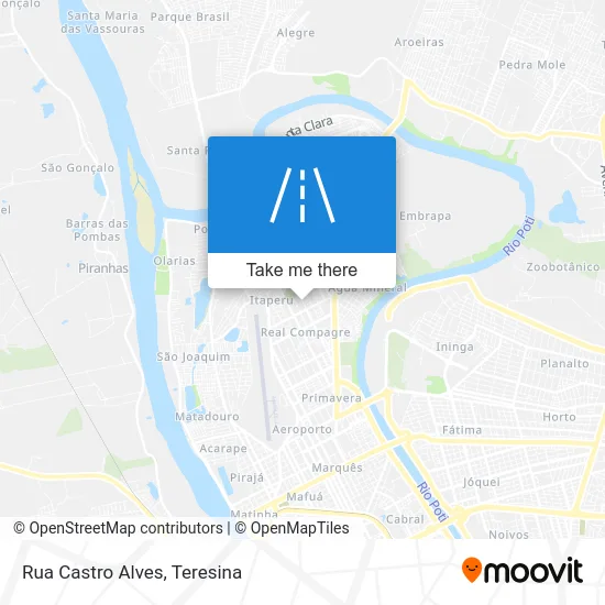 Rua Castro Alves map