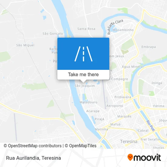 Rua Aurilandia map