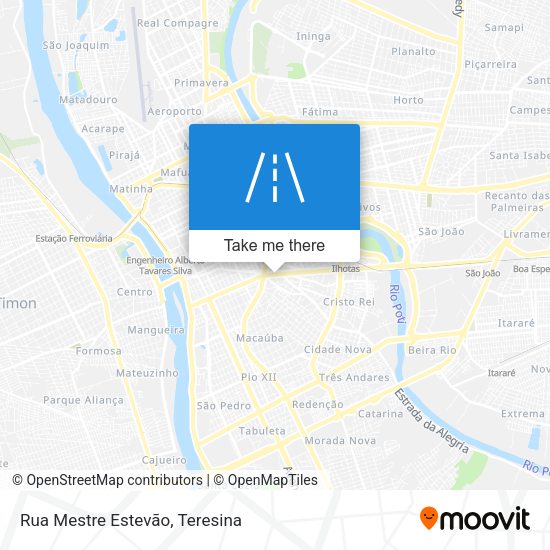 Rua Mestre Estevão map