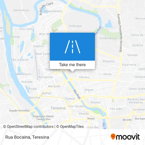 Rua Bocaina map