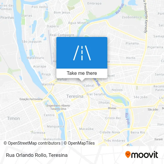 Rua Orlando Rollo map