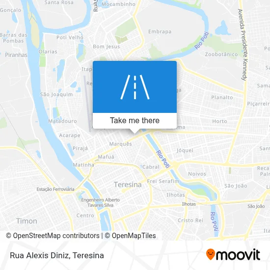 Rua Alexis Diniz map