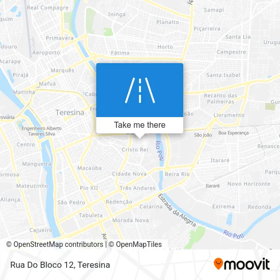 Rua Do Bloco 12 map