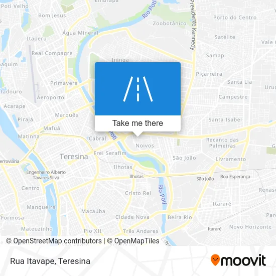 Rua Itavape map