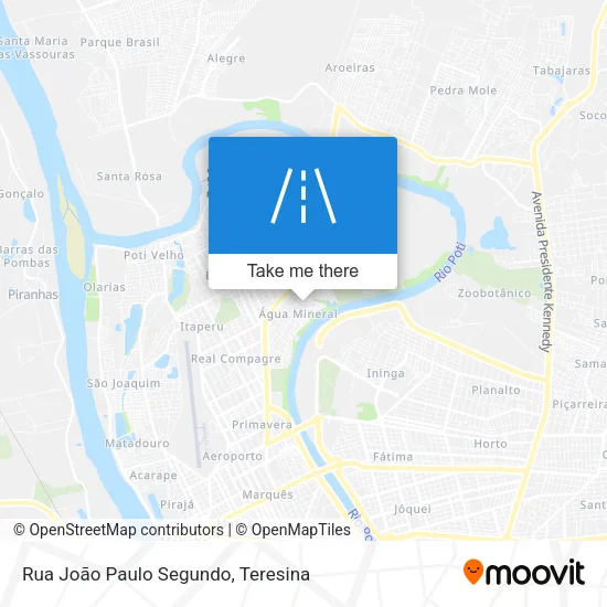 Rua João Paulo Segundo map