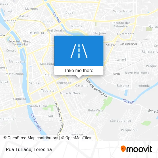 Rua Turiacu map