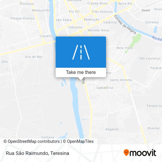 Rua São Raimundo map