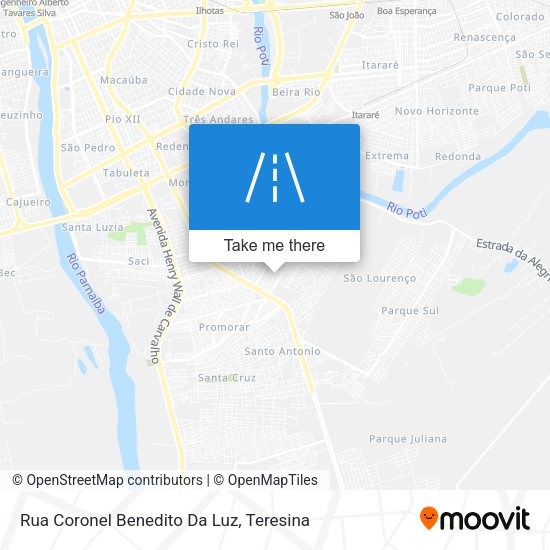 Rua Coronel Benedito Da Luz map