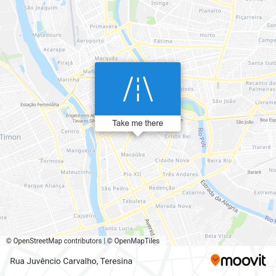 Rua Juvêncio Carvalho map