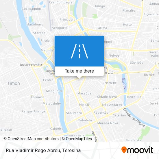Rua Vladimir Rego Abreu map