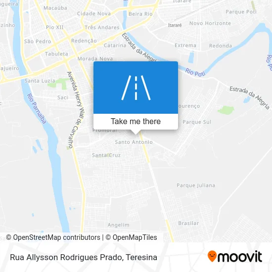 Rua Allysson Rodrigues Prado map