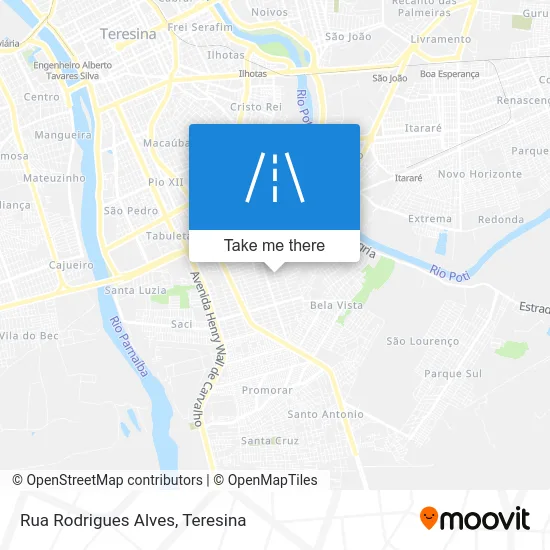 Rua Rodrigues Alves map