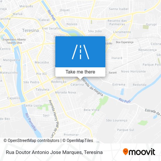 Rua Doutor Antonio Jose Marques map