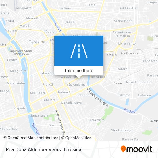 Rua Dona Aldenora Veras map