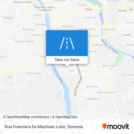 Rua Francisca De Machado Lobo map