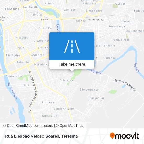 Rua Elesbão Veloso Soares map