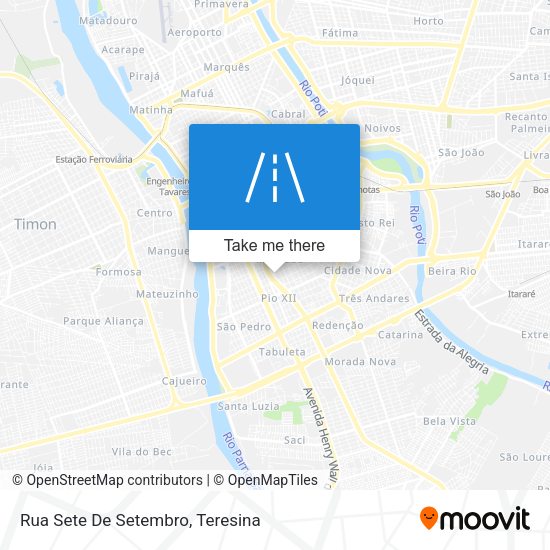Rua Sete De Setembro map