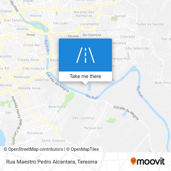 Rua Maestro Pedro Alcantara map