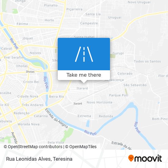 Rua Leonidas Alves map