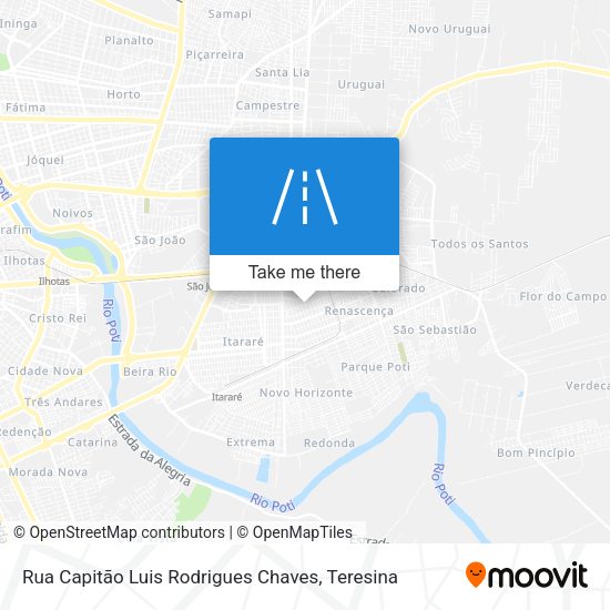 Rua Capitão Luis Rodrigues Chaves map