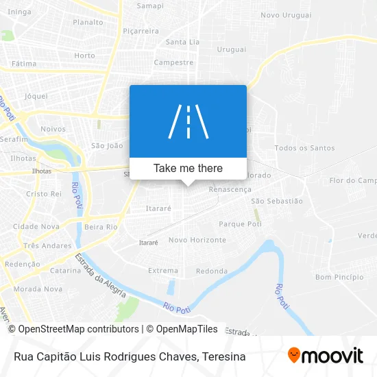 Rua Capitão Luis Rodrigues Chaves map