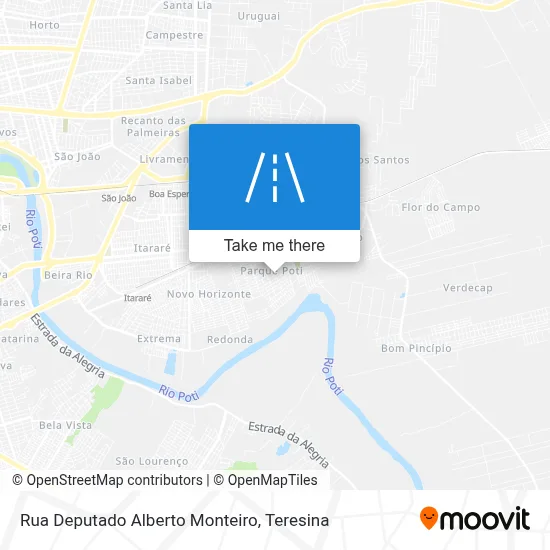 Rua Deputado Alberto Monteiro map