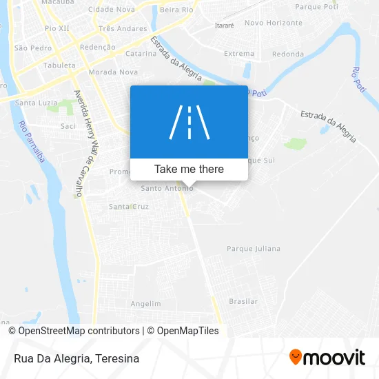 Rua Da Alegria map