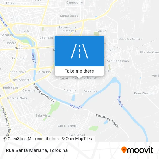 Rua Santa Mariana map