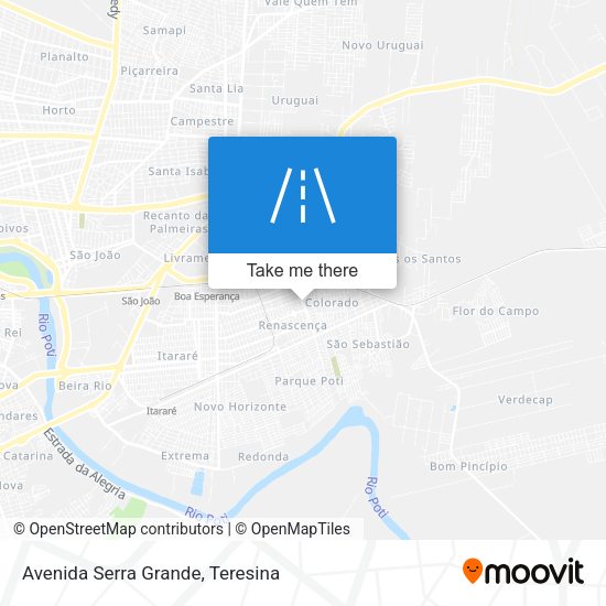 Avenida Serra Grande map