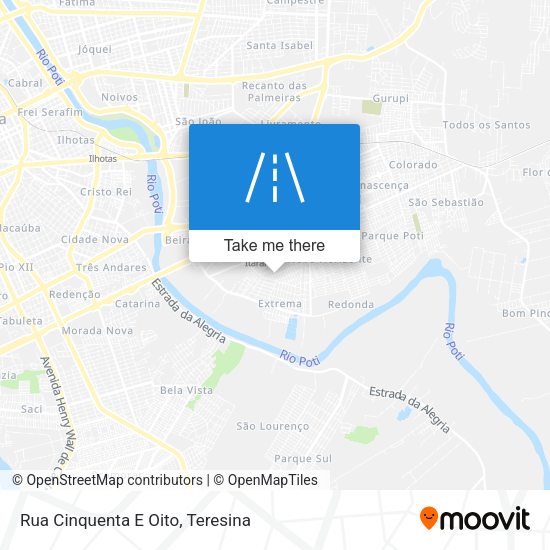 Rua Cinquenta E Oito map