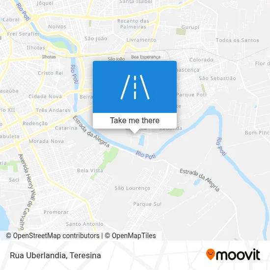 Rua Uberlandia map