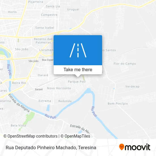 Rua Deputado Pinheiro Machado map