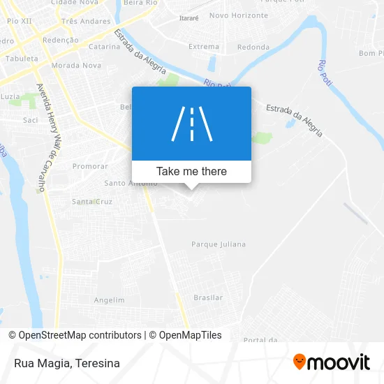 Rua Magia map