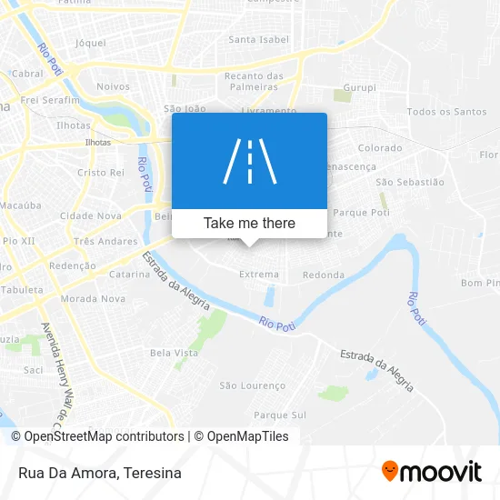 Rua Da Amora map