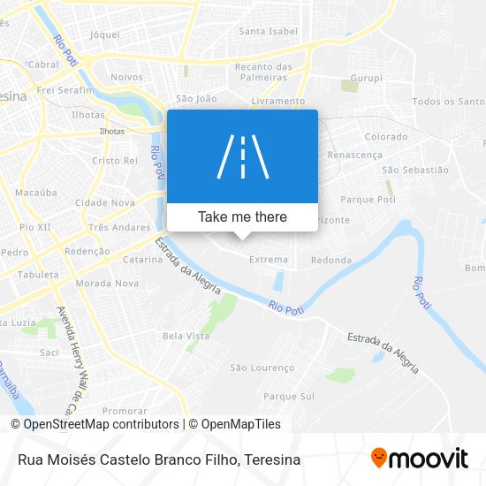 Rua Moisés Castelo Branco Filho map