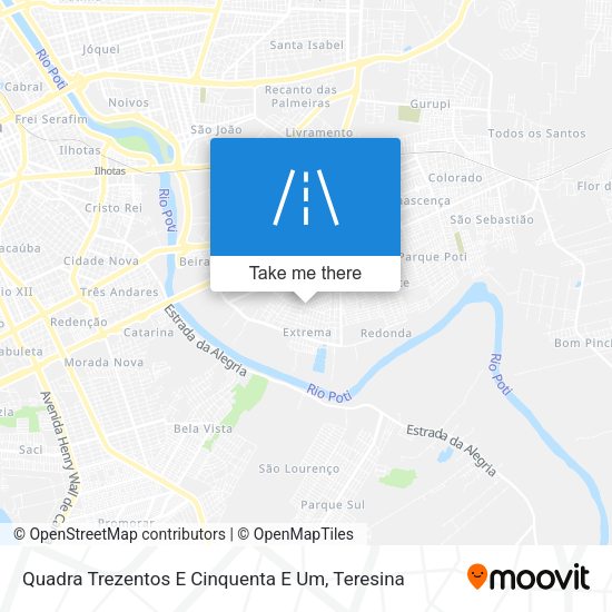 Quadra Trezentos E Cinquenta E Um map