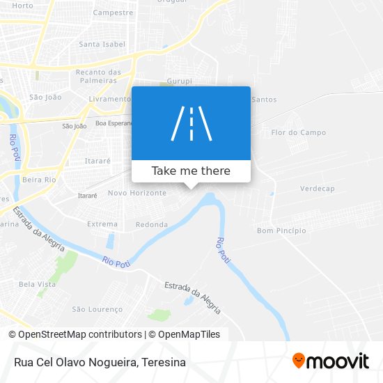 Rua Cel Olavo Nogueira map