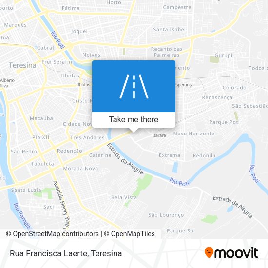 Rua Francisca Laerte map