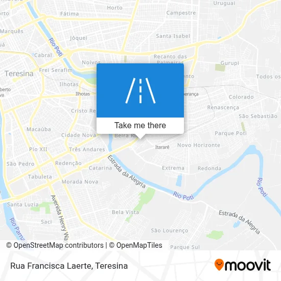 Rua Francisca Laerte map