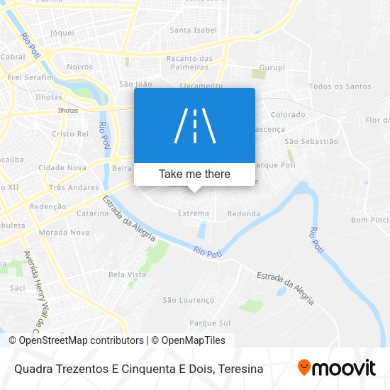 Quadra Trezentos E Cinquenta E Dois map