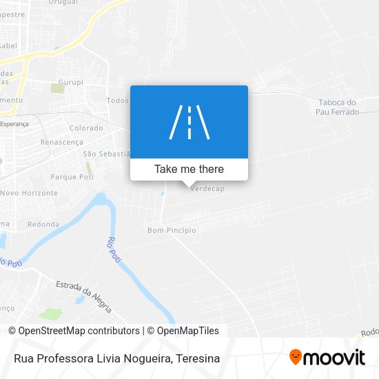 Rua Professora Livia Nogueira map
