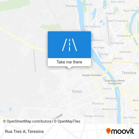Rua Tres A map